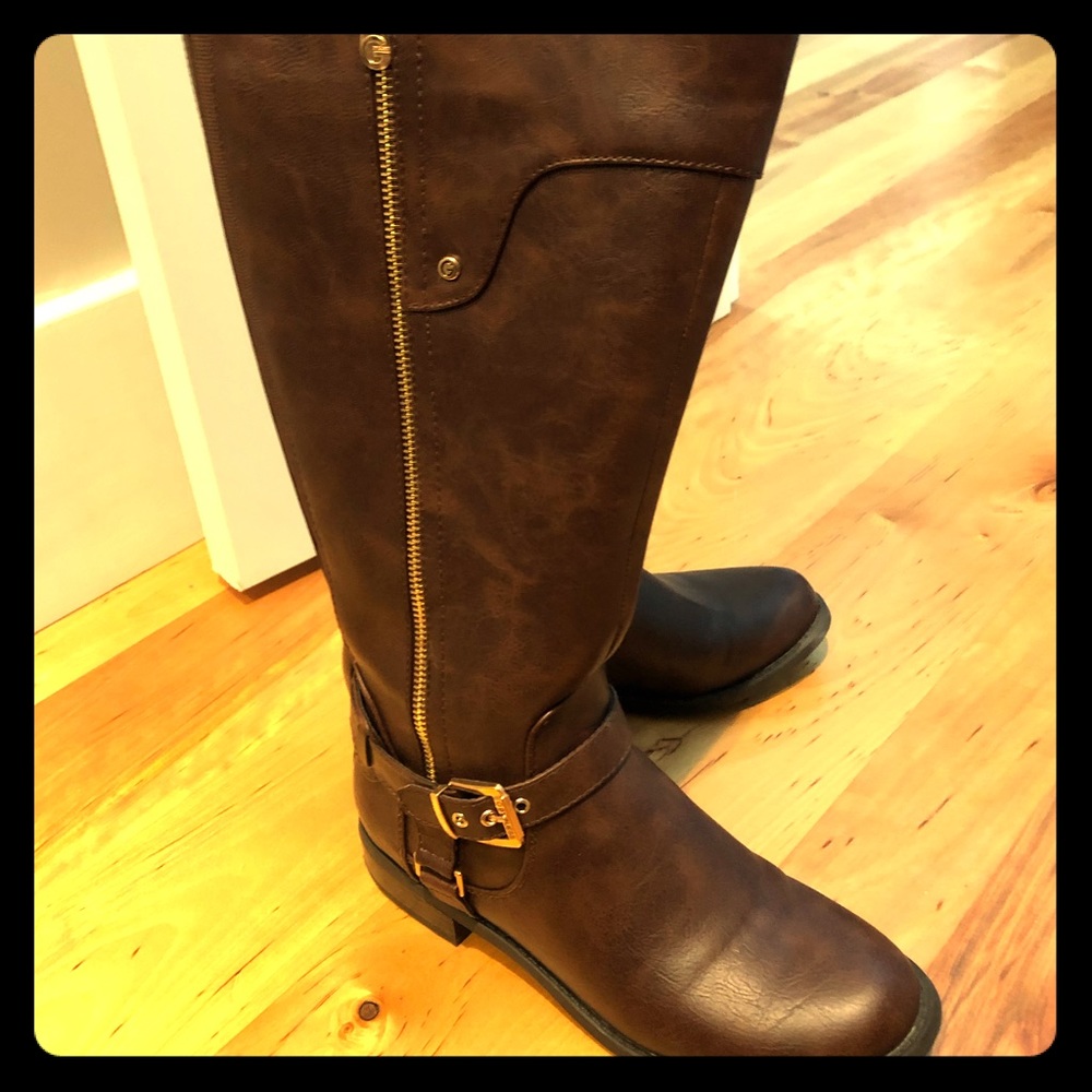Tall brown Guess Boots